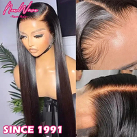 Peluca de Cabello Humano 100% Virgen Vietnamita con Cutícula Alineada, Lisa, con Frente de Encaje, Estilo Newwave, Cabello Crudo Vietnamita, Liso Extremo