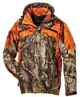 Pantalon de chasse personnalisé en molleton orange imperméable camouflage pour hommes, vestes chauffantes gonflées isolées Drake Design Winter Print Pattern