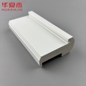 Oferta Especial: Moldura Moderna de <span class=keywords><strong>PVC</strong></span> para <span class=keywords><strong>Marco</strong></span> de Puerta, Superficie Blanca, Resistente a la Humedad, Instalación Rápida, Fácil de Limpiar, para Uso Interior - Product Image 3