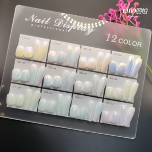 Nouveauté Australie Poudre blanche Aurora 12 couleurs Nail Art Fairy Pigments fins - Product Image 3