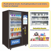 Slimme Kantoor Automatische Vending Machine voor Snacks, Frisdrank, AI Fruitthee, 300-600 Capaciteit, Touchscreen, Cloud Integratie