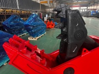 Cisailles hydrauliques durables pour le broyage du béton, montées sur excavatrice, adaptées aux excavatrices de 4 à 24 tonnes, pour le traitement des déchets de construction