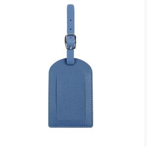 Wholesale Colorful PU Leather Luggage <b>Tags</b> Custom Baggage <b>Name</b> <b>Tags</b> with Address Label for Travel Accessories - Product Image 4