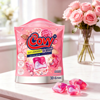 3in1 Fabricant de vêtements Nettoyage Détergent liquide naturel Boule de gel Perles de lessive Dosettes Capsules de lessive