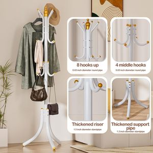 Nouvelle Arrivée Porte-Manteau Personnalisé sur Pied Pratique pour Rangement de Vêtements - Product Image 5