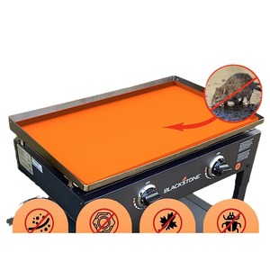 Blackstone Griddle Cover Silicone Mat 17 22 28 36 Inch Orange Outdoor Protection - Product Image 5