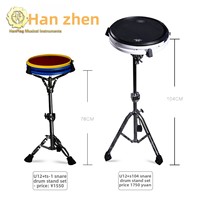 Hanqi Marching Trainer U12 ve Güçlü Elastik 12 İnç Perküsyon Davul Seti