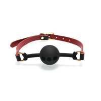 Gag en Silicone pour Bondage BDSM, boule Gag respirant, pour jeux de sexe pour adultes