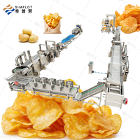 Friteuse à pommes de terre automatique certifiée CE 440V avec système d'évacuation d'huile, capacité de 100 à 500 kg/h