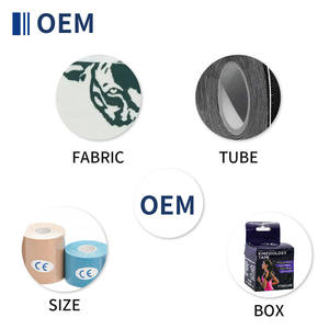 Ruban musculaire imperméable en vrac, fabriqué en Chine, approuvé CE, <span class=keywords><strong>bandage</strong></span> élastique athlétique, ruban de kinésiologie sportif avec boîte individuelle - Product Image 5