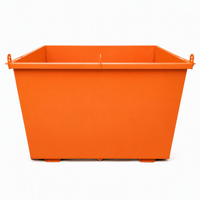 Bacs de collecte avant personnalisés en acier OEM pour la collecte des déchets commerciaux