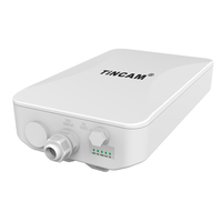 Point d'accès sans fil extérieur TiNCAM 3000 Mbps Wi-Fi 6 (802.11ax) double bande 2,4G 5G, portée 300 m, antenne intégrée, PoE, étanche