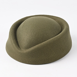 Cappello a Bombetta 100% Poliestere da Donna, Elegante, Invernale, per Hotel, Spettacoli Teatrali, Moda, a Righe - Product Image 4