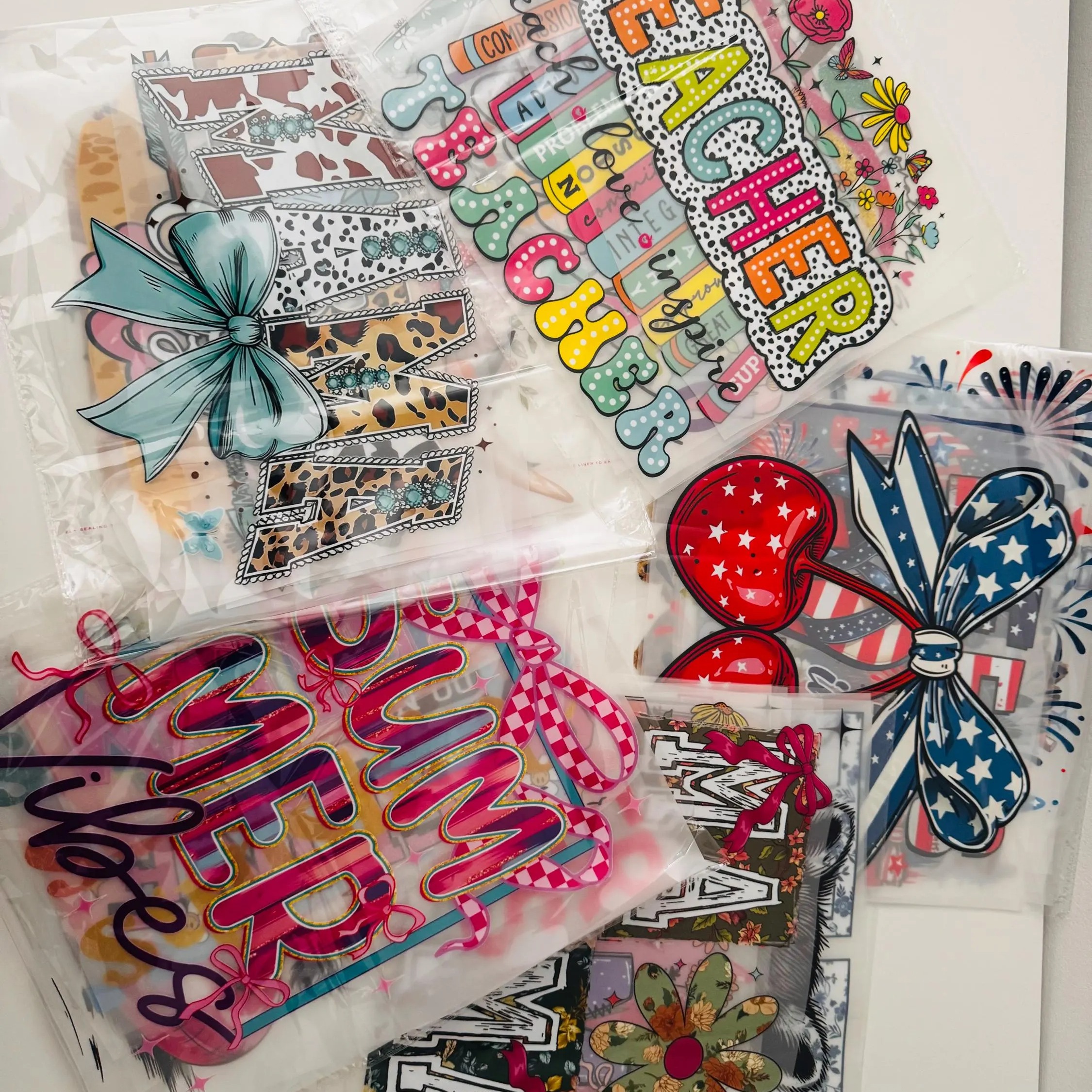 DTF Grab Bag Mystery Bundle Ready To Press Direct To Film Prints Heat Transfer Designs Bulk Trendy DTF Transfers