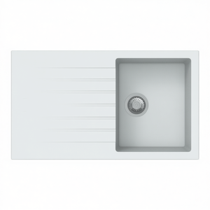 Fregadero Empotrado Sintético Avena de 1 Tazón, 99 cm de Largo y 57 cm de Ancho, para Cocina - Product Image 3