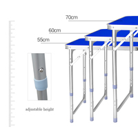 Ensemble de table et chaises pliantes, en aluminium, pliable, pour l'extérieur, pique-nique bbq camping, prix d'usine