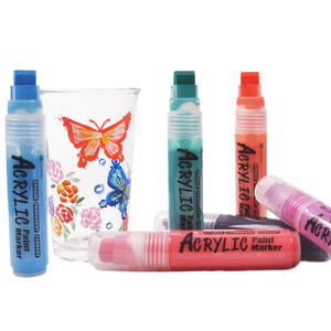 Marqueurs acryliques OEM 15 mm pour graffiti urbain, rechargeables, pointe <span class=keywords><strong>feutre</strong></span> jumbo 1,5 cm, lot de marqueurs acryliques - Product Image 1