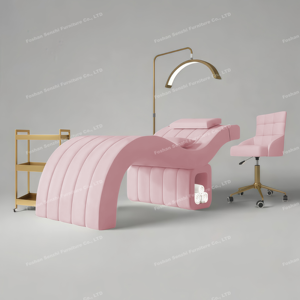 Hochwertige Geschwungene Schaumstoffauflage für Kosmetikliegen, Spa-Wellnessliege, Matratzenauflage für Kosmetikstudios, Wellenförmige Memory-Foam-Liege für Wimpernbehandlungen - Product Image 2