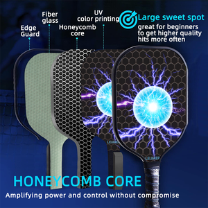 Entretenimiento para adultos pickleball <span class=keywords><strong>padlle</strong></span>, patrón Rosa raqueta pickleball, PVC resistente al desgaste marco raqueta pickleball - Product Image 4
