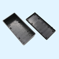Boîtes en plastique noires de petite taille en ABS personnalisées par le fabricant, boîtier pour appareil électronique, boîte de projet en plastique, boîtes de jonction