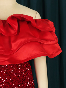 Nouveau automne une épaule moulante élégante robe à paillettes paillettes robes de <span class=keywords><strong>soir</strong></span>ée <span class=keywords><strong>pour</strong></span> les femmes - Product Image 6