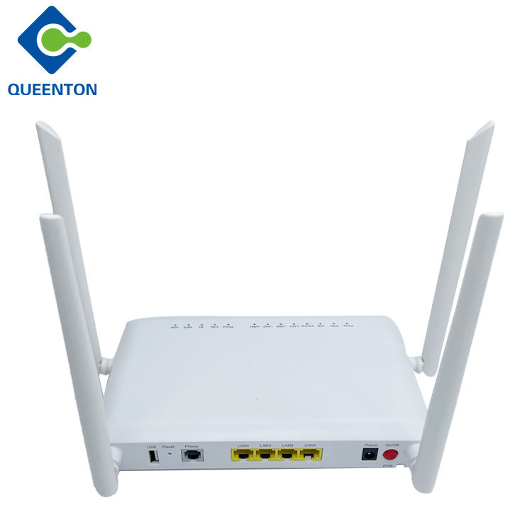 New F6600P XPON Dual Band ONU Router AX3000 with 4 Antennas 4GE Ports ...