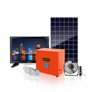 ชุดโซลาร์เซลล์พกพาสำหรับบ้าน 40W 30W ระบบพลังงานแสงอาทิตย์แบบจ่ายตามการใช้งาน พร้อมแบตเตอรี่ลิเธียมสำรอง ชุดชาร์จทีวี พร้อมหลอดไฟ LED PY - Product Image 4