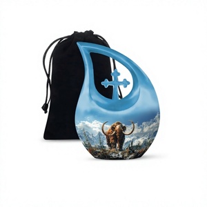 โกศใส่ขี้เถ้าของแม่พร้อมถุงกำมะหยี่ฟรี - Product Image 1