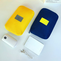 Sac de rangement pour accessoires numériques multicouches Pochette pour câble d'écouteur d'alimentation Pochette technique personnalisée