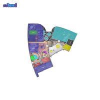 Équipement de terrain de jeux intérieur pour enfants sur le thème de l'espace, centre de jeux doux commercial, trampoline d'aventure, toboggan, structure d'escalade