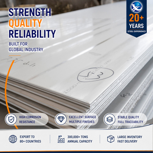 304 310S Brushed Finish 2.0mm x 1219mm 4'x10' Cold Rolled Stainless Steel Sheet with Superior Surface Quality - Product Image 1