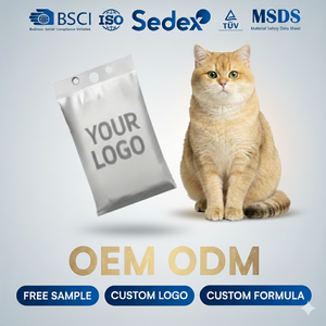 Litière pour chat super agglomérante à base de bentonite de sodium, sable pour animaux de compagnie haut de gamme, contrôle des odeurs, durée de vie 150 jours, toilette pour chat en vrac - Product Image 1