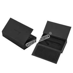 Luxury Black Double Door Rigid Gift <b>Box</b> <b>Magnetic</b> Opening Custom Packaging for Perfume and Premium Fragrance Items - Product Image 3