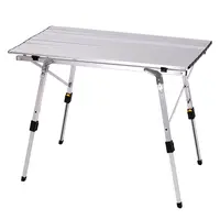 Table pliante en alliage d'aluminium, bureau Portable, ultraléger, facile à transporter, pour dîner en plein air, Camping, barbecue, voyage