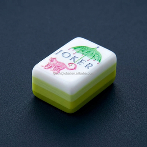 In Stock Luxury apple green 160 Acrylic American <b>Mahjong</b> Tiles Travel <b>mahjong</b> <b>Set</b> miss <b>mahjong</b> tiles - Product Image 1