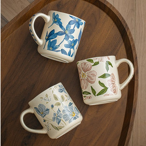 Tazze da Caffè di Lusso Moderne di Alta Gamma per Donne, Regalo di Compleanno, Tazza da Caffè in Ceramica con Motivi Floreali - Product Image 6