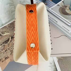 Toile sac cosmétique grande capacité boucle sacs de maquillage Portable mode sac de rangement pour femmes hommes voyage en plein air plage - Product Image 6