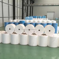 SS SSS Spunbond Hydrophilic Vliesstoff Rolle Rohmaterial für S M L Cut Baby Windel Wrapping Vlies