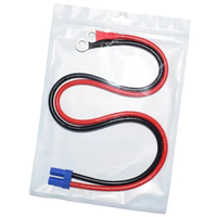 موصل SAE أحمر ثنائي السن EC5 ذكر/أنثى مع كابل PVC 10AWG لتوصيل البطارية للطائرات بدون طيار والسيارات والدراجات النارية