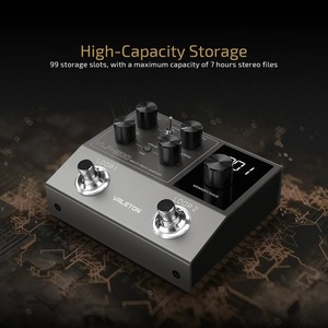 Pedale Looper Stereo a Doppia Traccia VALETON per Chitarra/Basso/Tastiera, Voce, Drum <span class=keywords><strong>Machine</strong></span>, 99 Spazi di Archiviazione Progetti, Supporto Software - Product Image 3