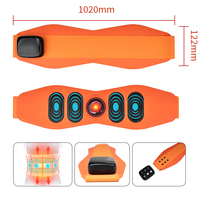 Kunden spezifische wiederauf ladbare kabellose elektrische Mikrostrom-Massage gürtel Wireless Pulse Hot Com press mit Wärme für Bauch Taille
