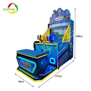 Máquina de Videojuegos Arcade para Dos Personas, Operada con Monedas, Máquina de Juegos de Disparos de Agua - Product Image 4