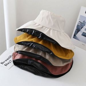 Wide Brim Cotton Bucket <b>Hats</b> Big Sunscreen Visor Uv Protection Upf50 Foldable <b>Beach</b> <b>Womens</b> Fisherman <b>Hat</b> With Strap - Product Image 2