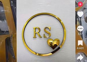 Autocollant mural en mousse acrylique miroir 70cm/80cm, lettres et logo DIY, nom de magasin, auto-adhésif, écologique, découpe laser – Vente chaude - Product Image 5