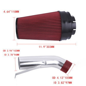 Kit d'admission d'air Chevrolet 11.9 303MM avec filtre champignon pour amélioration des performances - Product Image 1