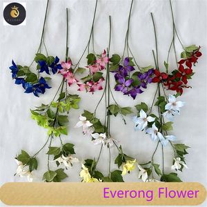 Nueva Llegada, Flor <span class=keywords><strong>de</strong></span> 4 Hojas para Decoración del Hogar, Nuevo Diseño, Flor Artificial para Decoración <span class=keywords><strong>de</strong></span> Bodas - Product Image 4