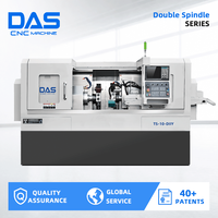 Torno CNC de doble husillo y doble eje Y con torreta motorizada DAS de buena calidad TS-10-DIIY