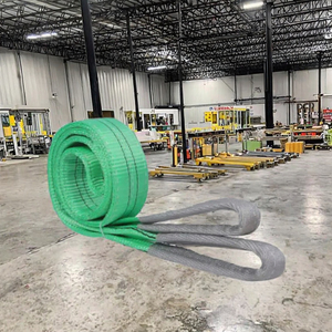 Eslinga de elevación Baot de poliéster verde de alta calidad con capacidad de carga de 2 toneladas, plana resistente a la abrasión de alta resistencia para elevación - Product Image 2