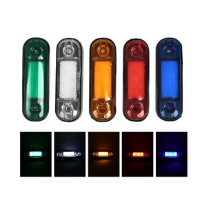 12-24V 3 LED luces de posición lateral impermeables advertencia indicador trasero luces de señal de giro camión remolque Tractor Van Bus - Product Image 1