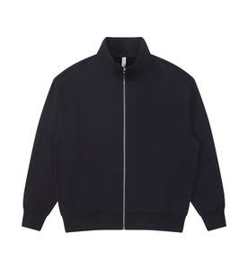 Moda 100% algodón 330gsm peso pesado <span class=keywords><strong>de</strong></span> gran tamaño Mock Turtle Neck <span class=keywords><strong>sudadera</strong></span> bordada temporada <span class=keywords><strong>de</strong></span> otoño - Product Image 2